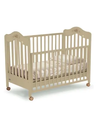 Cuna Melody Beige con Ruedas