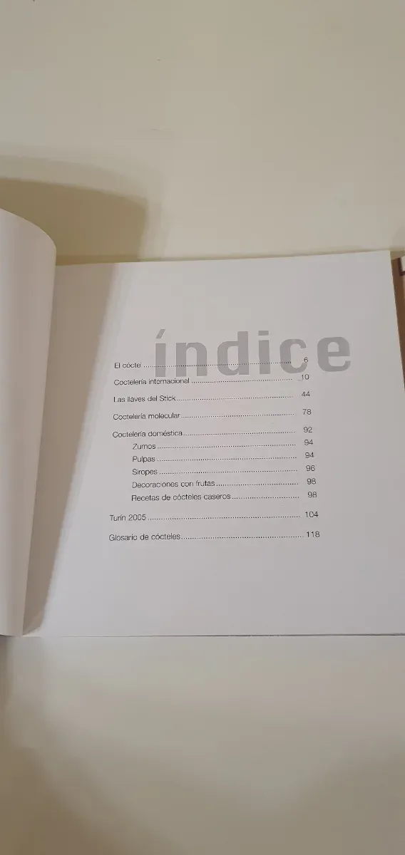 Cócteles Internacional y nuevas creaciones