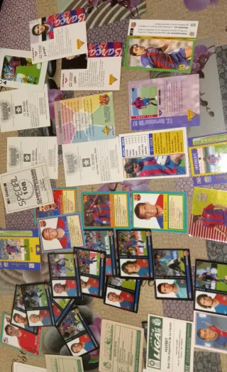 Lote cromos fútbol
