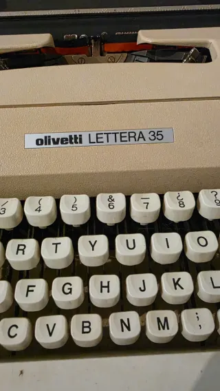 Olivetti Lettera 35 Máquina Escribir Vintage
