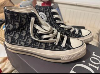 Zapatilla alta Converse x Dior size 38