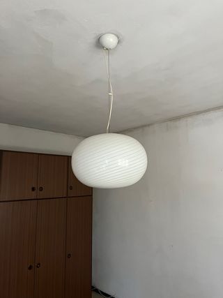 Lampadario Vintage Vetro Murano Anni '70 a boccia