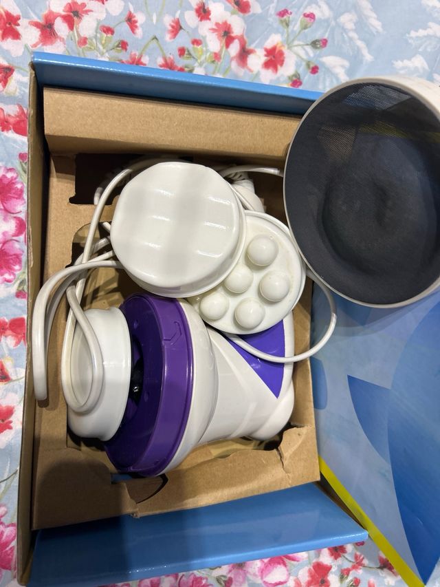 Masajeador Corporal MG Morado y Blanco