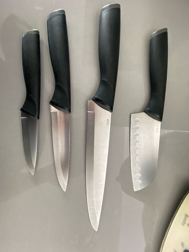 Kit 4 Facas Cozinha Tefal Usado