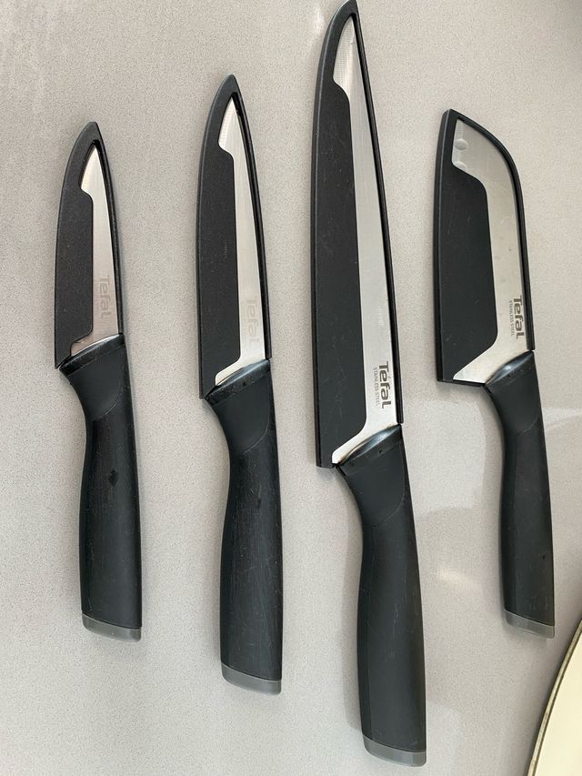 Kit 4 Facas Cozinha Tefal Usado