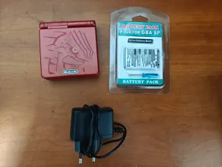 Game Boy Advance SP Groudon Rojo