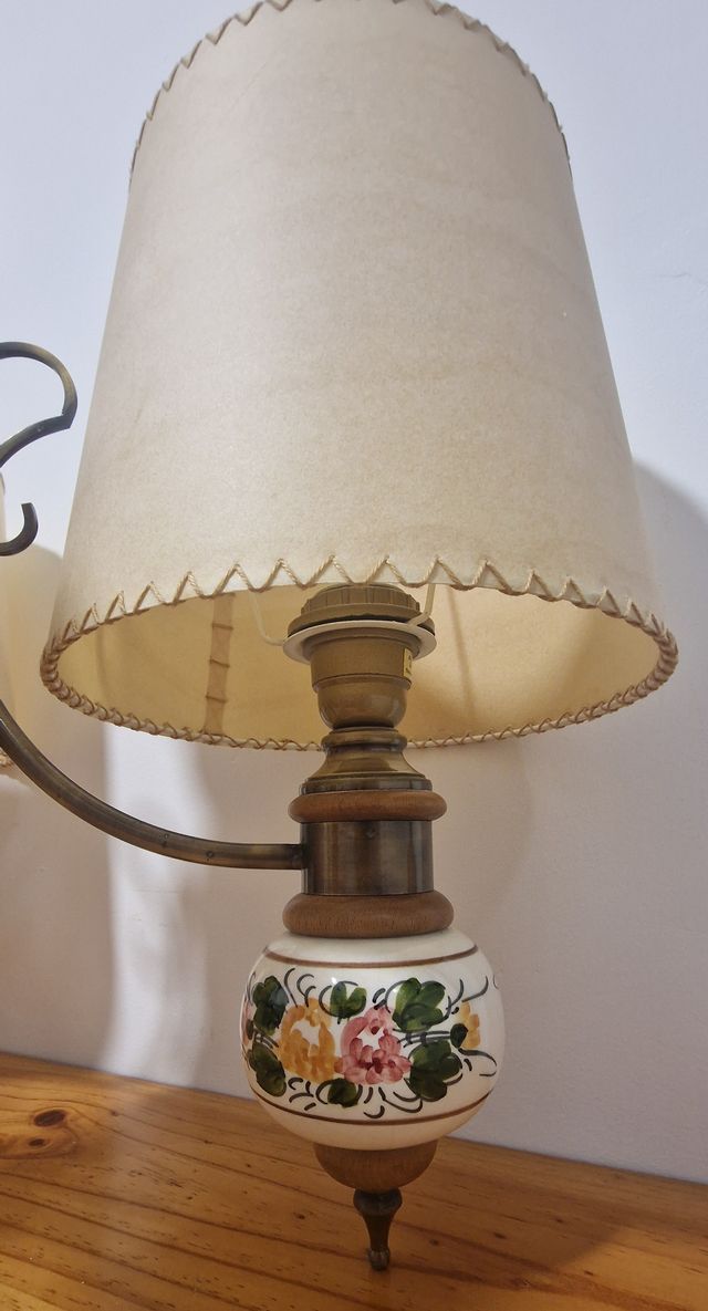 Lámpara de techo andaluza de porcelana vidriada