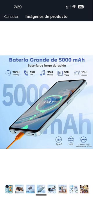 OUKITEL C5 16GB RAM+256GB Azul A NUEVO PRECINTADO