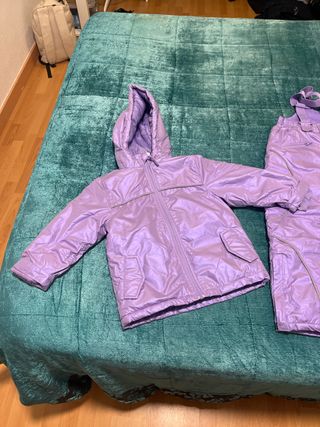 Conjunto Nieve Lila Chaqueta y Pantalón