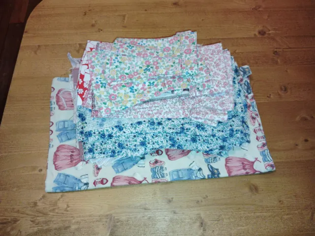 Lote retales tela PEQUEÑOS