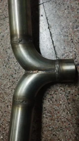 Escape trasero artesanal Mazda RX-8