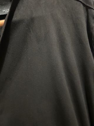 Chaqueta Zara efecto ante negra