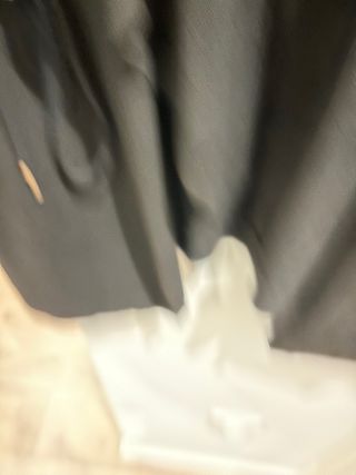 Chaqueta Zara efecto ante negra