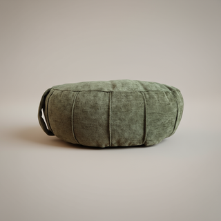 Cojín Yoga Media Luna Verde