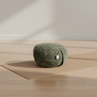 Cojín Zafú Yoga Meditación Verde