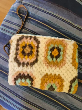 Borsa  beige multicolore