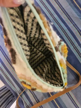 Borsa  beige multicolore