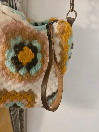 Borsa  beige multicolore