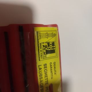 Seghette per traforo legno - 12 pz-10 mazzette n.3