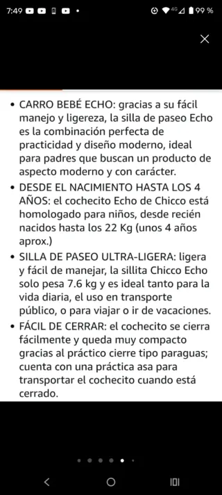 Silla de paseo Chicco