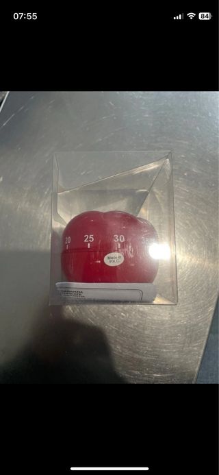 Timer da cucina rosso