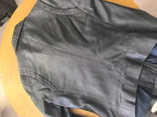 Chaqueta Biker Piel Negra