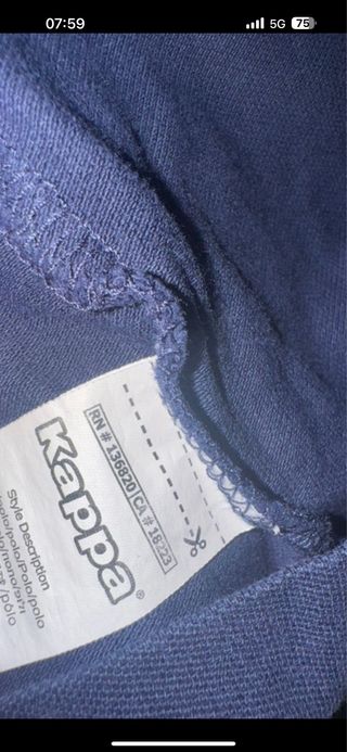 Polo Kappa Vintage Blu