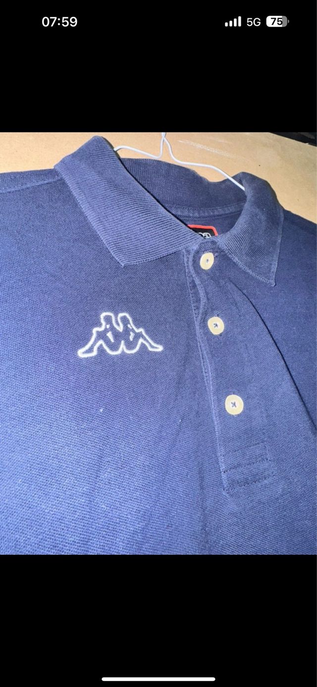 Polo Kappa Vintage Blu