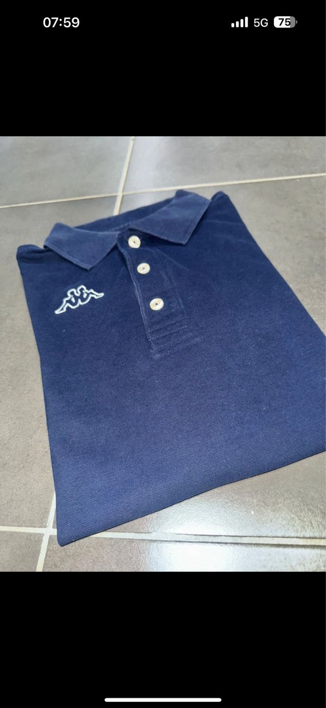 Polo Kappa Vintage Blu