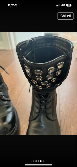 Stivali Kharisma con pietre