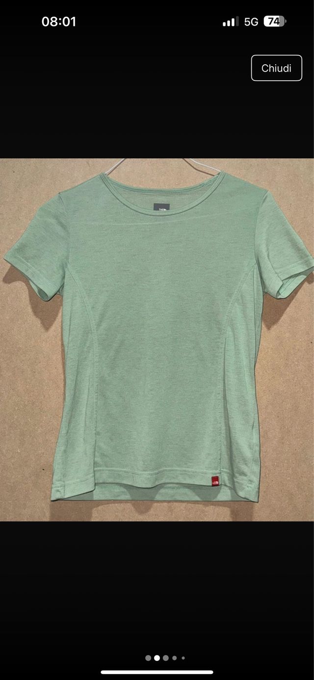 T-shirt The North Face verde taglia M