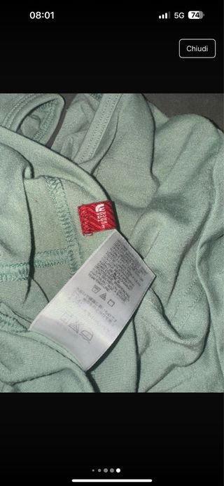 T-shirt The North Face verde taglia M