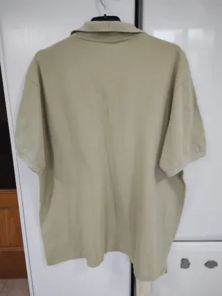 Polo Lacoste Manga Corta Talla M Beige