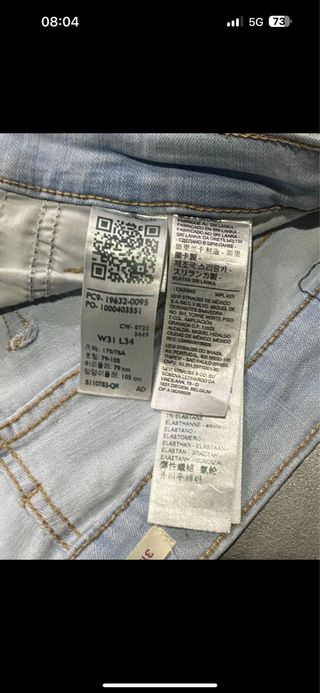 Jeans Levi's Uomo Blu