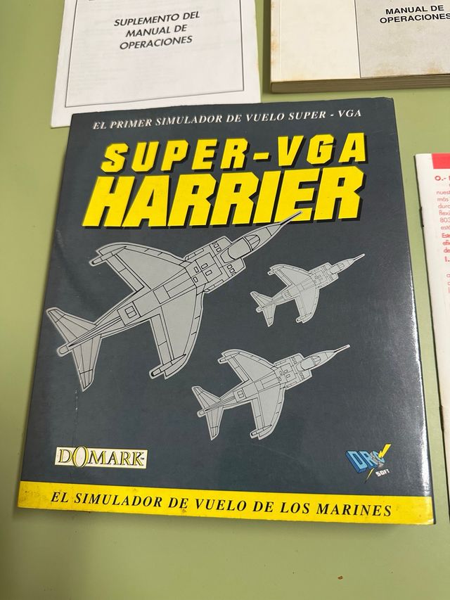Super-VGA Harrier Simulador de Vuelo