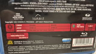 Il Corvo Blu-ray Brandon Lee