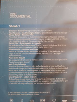 Shoah primer periodo DVD