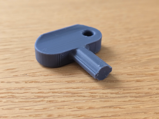 Llave armario control industrial redonda