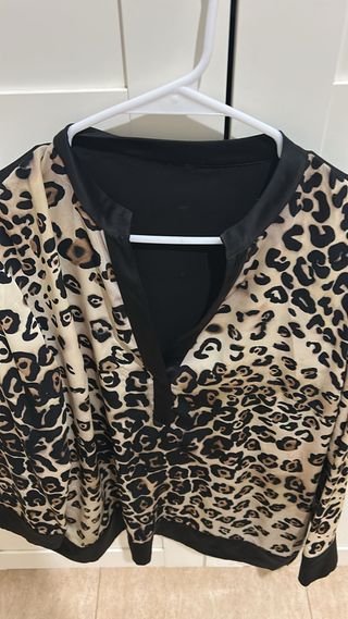 Camiseta Estampada Leopardo