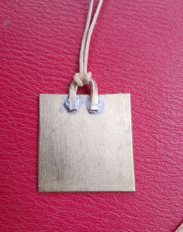 Ciondolo SATOR in ottone Quadrato magico