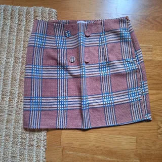 Falda de cuadros mujer