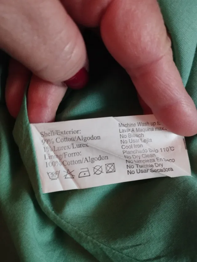 Vestido de verano a cuadros