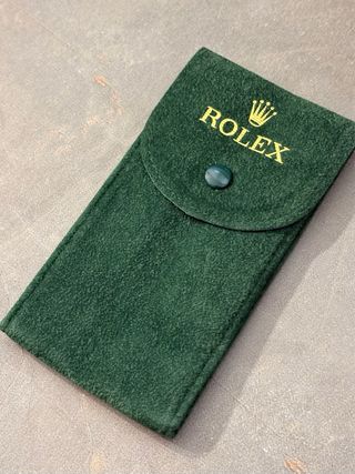 Funda terciopelo porta reloj Rolex