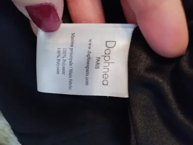 Vestido estampado floral manga larga