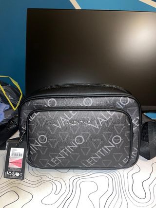 Bandolera Mario Valentino Negra y Gris