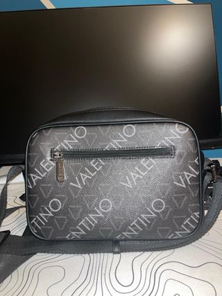 Bandolera Mario Valentino Negra y Gris