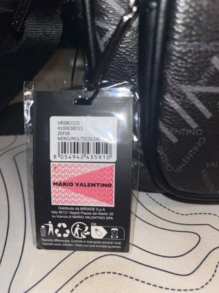 Bandolera Mario Valentino Negra y Gris