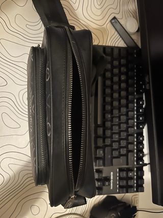 Bandolera Mario Valentino Negra y Gris