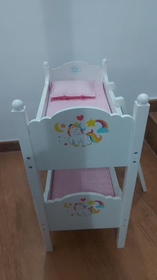 Litera para muñecas blanca