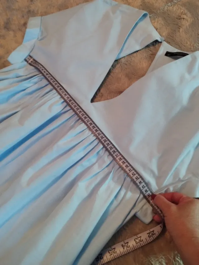Vestido/shorts azul celeste